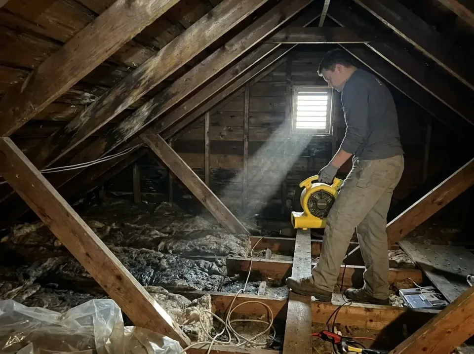 attic-water-damage-drying-proc-007 — frequently asked questions, Emergency Water Extraction & 24/7 Flood Response in South P…